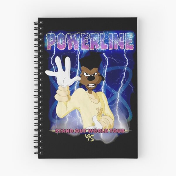 Artikelvorschau, N-A-Cartoon-A-Goofy-Film-Powerline-World-Tour entworfen und verkauft von BrigitteLeota.