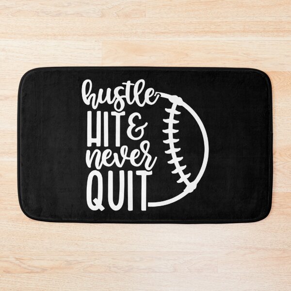 Item preview, Hustle Hit And Never Quit Baseball designed and sold by ohmier.