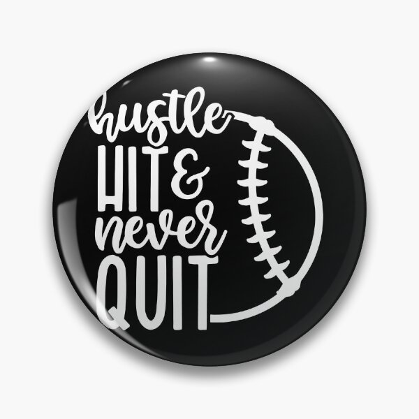 Artikelvorschau, Hustle Hit und nie aufhören Baseball entworfen und verkauft von ohmier.