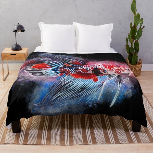 Item preview, Fighting fish male Koi Premium Long Fin designed and sold by AquariumLutter.