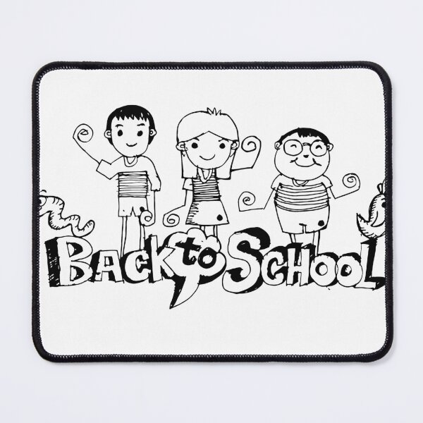 Doodle Art Design #97 back to school Mouse Pad