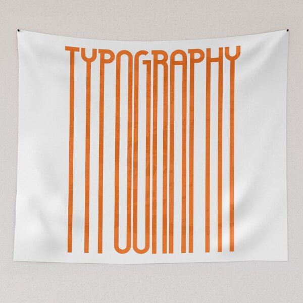 Item preview, Tall Typography (Orange) designed and sold by John Uttley.