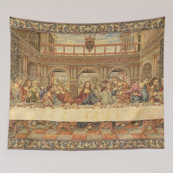 Item preview, The Last Supper Art Board Wall Decor Wall Art Rustic designed and sold by DonaldsGraphics.