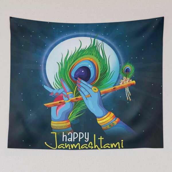 Item preview, Happy Janmashtami designed and sold by namerahwilliam.