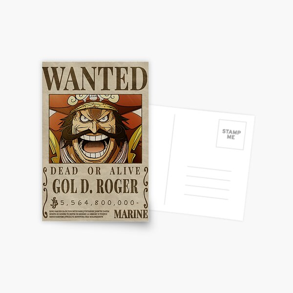 One Piece Trafalgar Law Wanted Poster Postcard By Mrbeast0 Redbubble