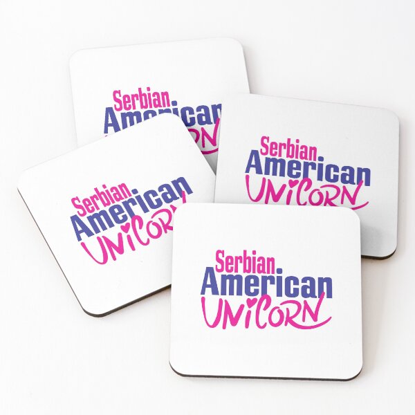 Item preview, Serbian American Unicorn designed and sold by GoodVibesWX9.