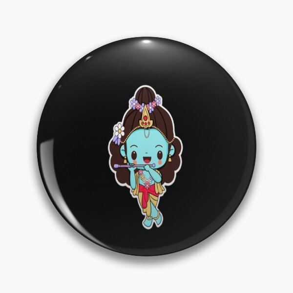 Item preview, Janmashtami Day lord krishna, the hindu god sticker and T-shirt designed and sold by angel1818.