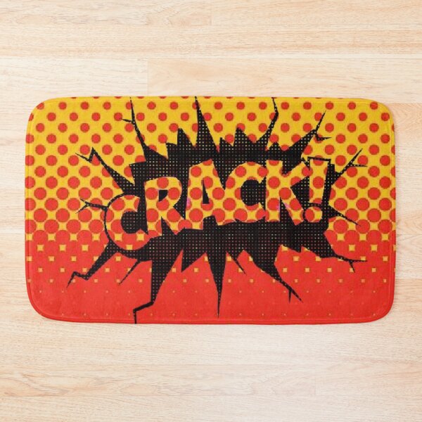 Item preview, CRACK expletive comic book cartoon onomatopoeia  designed and sold by Julieford.