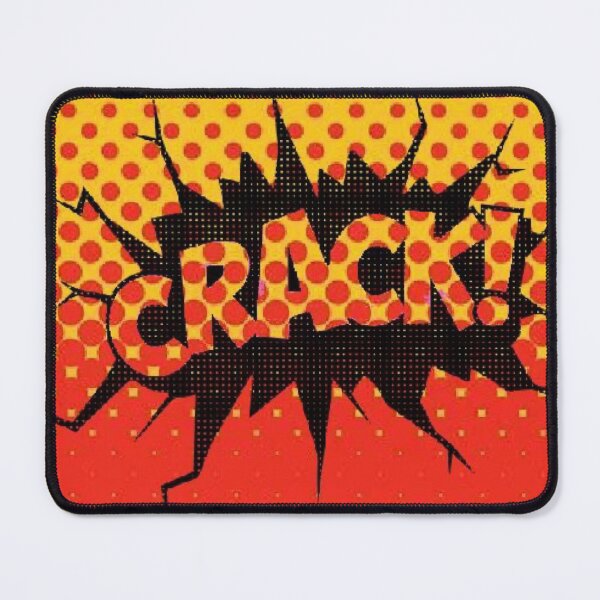 Item preview, CRACK expletive comic book cartoon onomatopoeia designed and sold by Julieford.