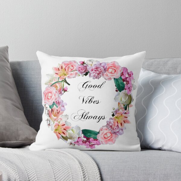 Item preview, Good Vibes Always • Flower Wreath designed and sold by shadeenlois.