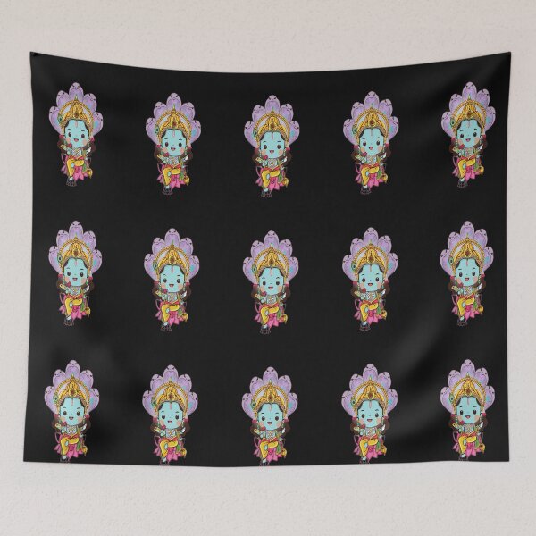 Item preview, Janmashtami Day lord krishna, the hindu god sticker and T-shirt designed and sold by angel1818.