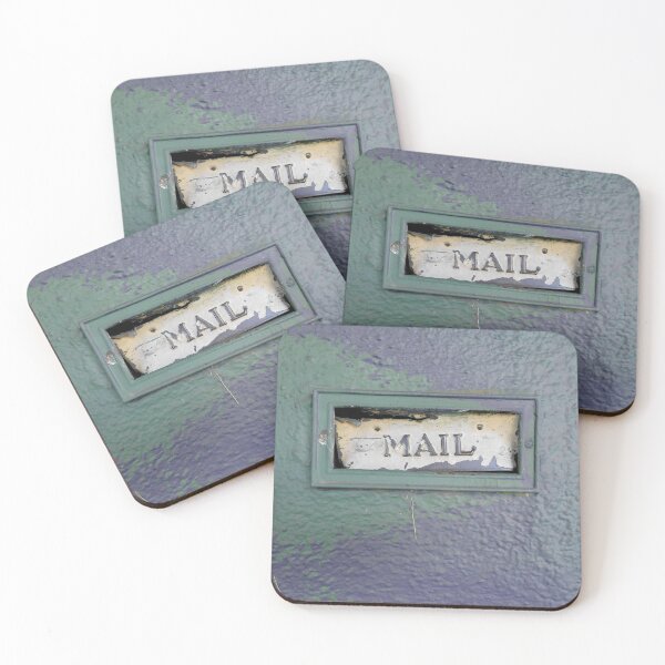 Item preview, Early 1900's Mail Slot in Painted Stucco 1 designed and sold by DreamDave3000.