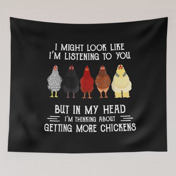 Item preview, Funny In My Head I'm Thinking About Getting More Chickens T-Shirt designed and sold by Tourane-Navy.