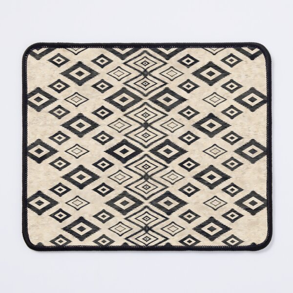 Item preview, Neutral Black Boho Folk Pattern designed and sold by Octavia Soldani.