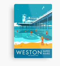 Weston super Mare, Grand Pier Metal Print