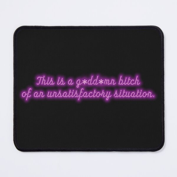 Item preview, Unsatisfactory Neon Sign - Pink Censored designed and sold by Crystal Heart CS.