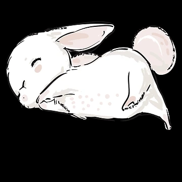 Artwork thumbnail, Cute Rabbit Rabbit Animal Bunny Easter by MooonTees