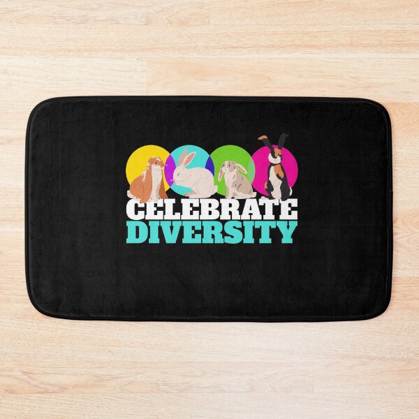 Item preview, Celebrate Diversity Rabbit Animal Bunny designed and sold by MooonTees.