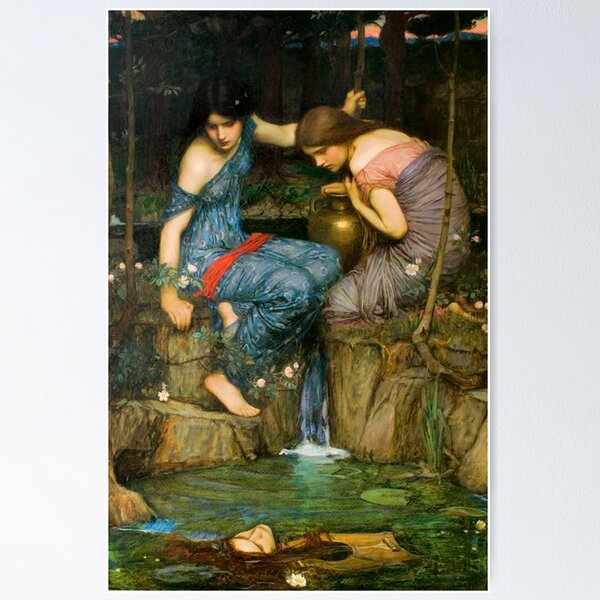 Item preview, John William Waterhouse - Nymphs Finding The Head of Orpheus designed and sold by Vivanne-art.