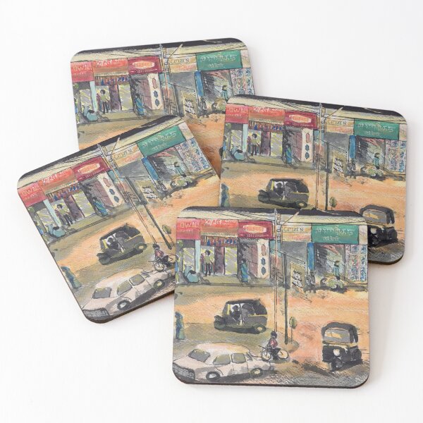 Item preview, Night time, just another intersection , Nasik, India  designed and sold by gordonartist1.