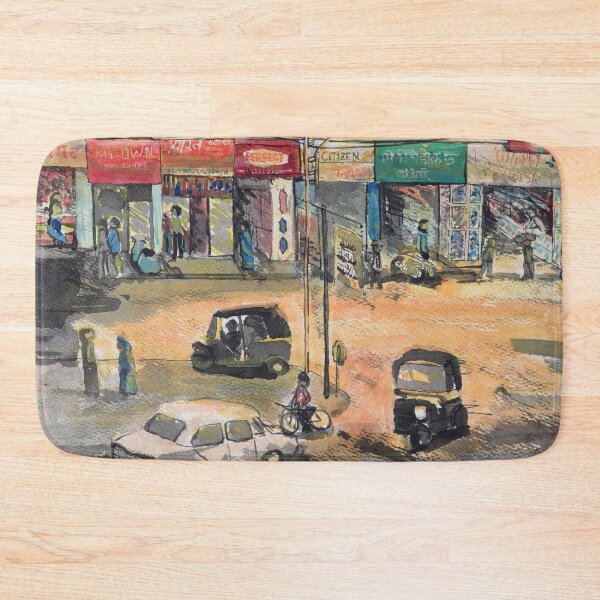 Item preview, Night time, just another intersection , Nasik, India  designed and sold by gordonartist1.