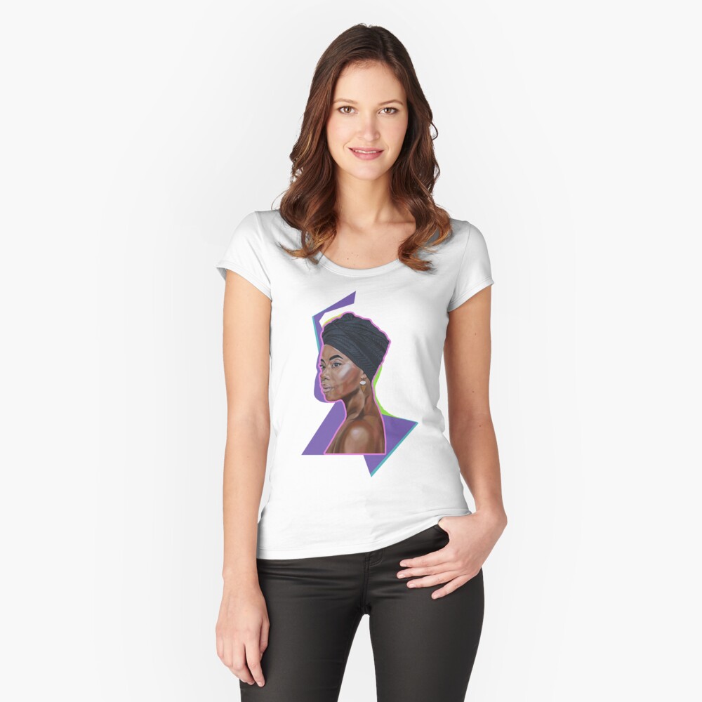 Item preview, Fitted Scoop T-Shirt designed and sold by mikelahl.