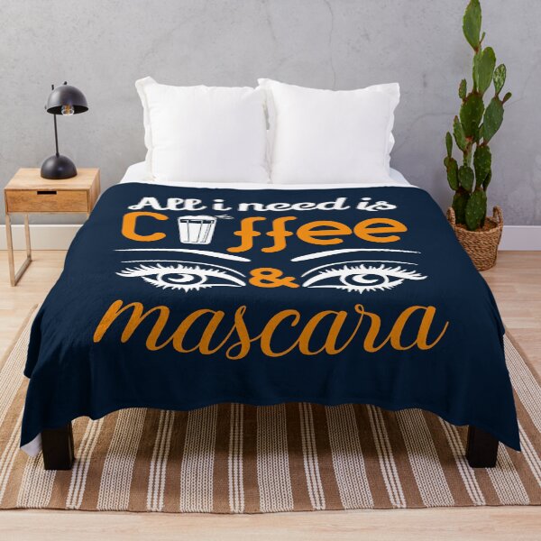 Item preview, All i Need is Coffee and Mascara, Coffee, Mascara, Coffee Love designed and sold by graphic-genie.