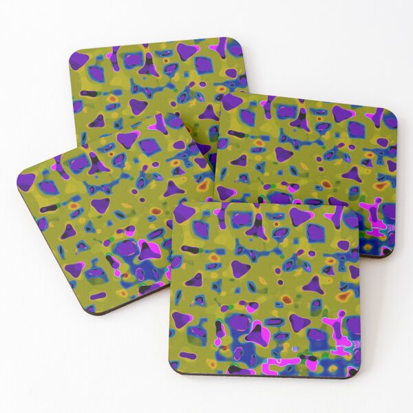 Item preview, Funky virus in living cells festival - abstract pattern designed and sold by Xdelacra.