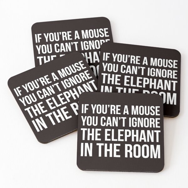 Item preview, The Elephant in the room designed and sold by Slogans4u.