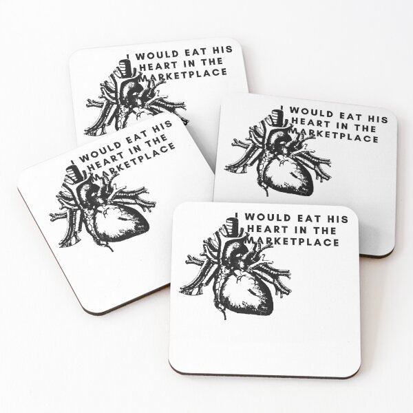 Item preview, I Would Eat His Heart in the Market Place | Beatrice Quote Shakespeare designed and sold by AthenianGarb.