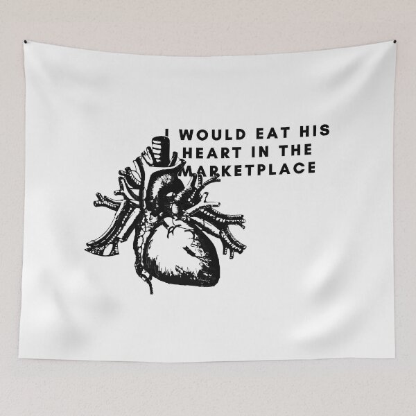 Item preview, I Would Eat His Heart in the Market Place | Beatrice Quote Shakespeare designed and sold by AthenianGarb.