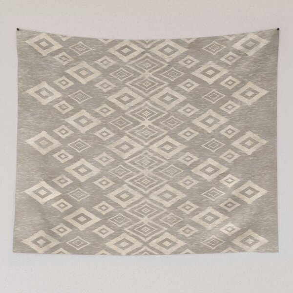 Item preview, Neutral Grey Boho Folk Pattern designed and sold by Octavia Soldani.