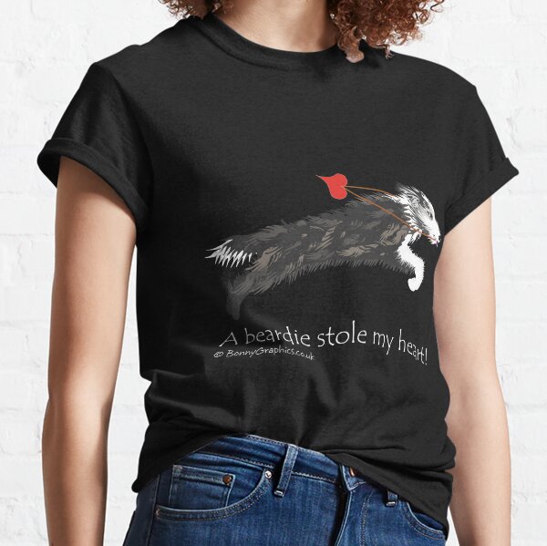Bearded collie thief designed by Bonny Graphics Classic T-Shirt