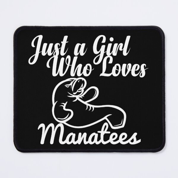 Item preview, Just A Girl Who Loves Manatees designed and sold by Artnight.