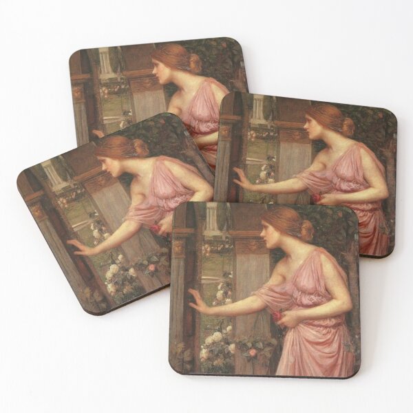 Item preview, John William Waterhouse - Opening the Door into Cupids Garden  designed and sold by Vivanne-art.