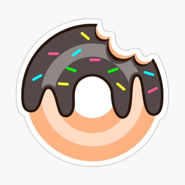 Chocolate Donut Sticker