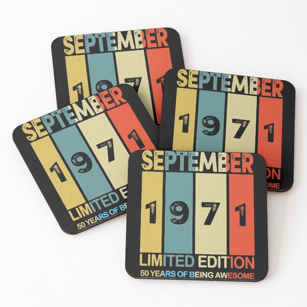 Item preview, September 1971 Limited Edition 50 Years Of Being Awesome designed and sold by gregorylbond.