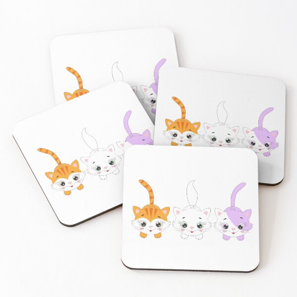 Item preview, Sweet Happy Cub Kittens designed and sold by Mariv19.