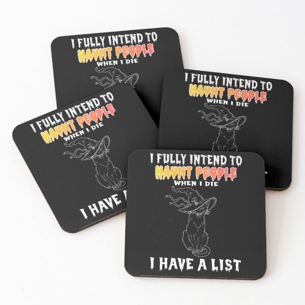 Item preview, Funny Cat I Fully Intend To Haunt People When I Die designed and sold by johnking2808.