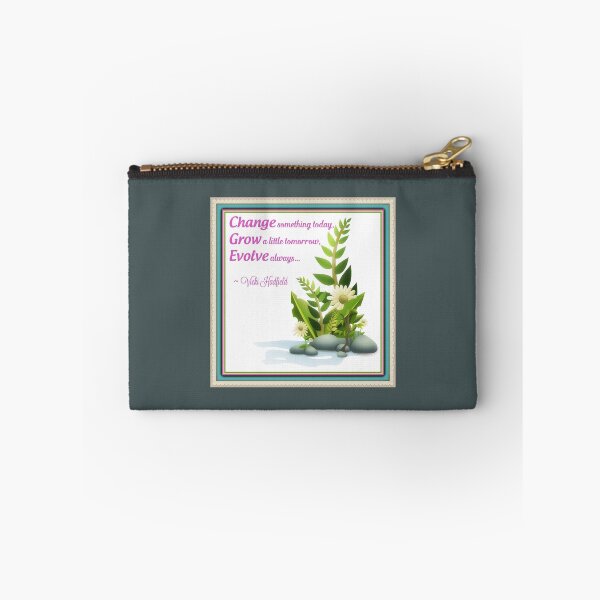 Item preview, Change Grow Evolve : Inspirational Quote - Rocks and Foliage ~ Vicki Hadfield designed and sold by Printable Pressies.