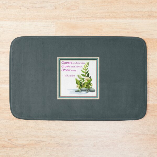 Item preview, Change Grow Evolve : Inspirational Quote - Rocks and Foliage ~ Vicki Hadfield designed and sold by Printable Pressies.