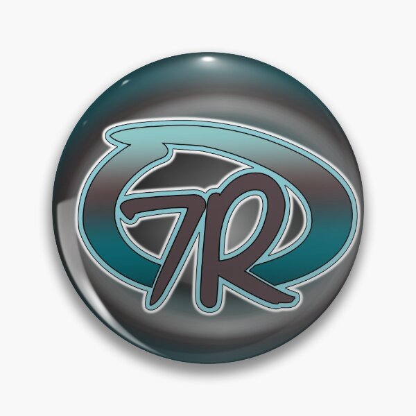 Item preview, Logotipo ovalado color aguamarina y marrón designed and sold by 7Rock.
