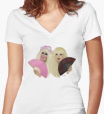 Trixie Mattel & Katya Zamolodchikova Women's Fitted V-Neck T-Shirt