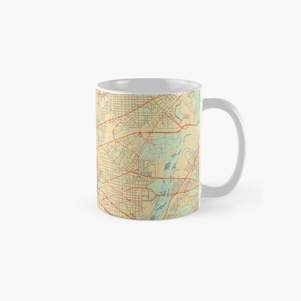 Washington Map Retro Classic Mug