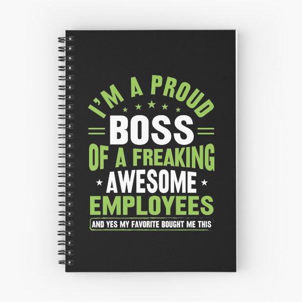 Item preview, I'm a proud Boss of a freaking Awesome Employees designed and sold by FlossyDesigns.