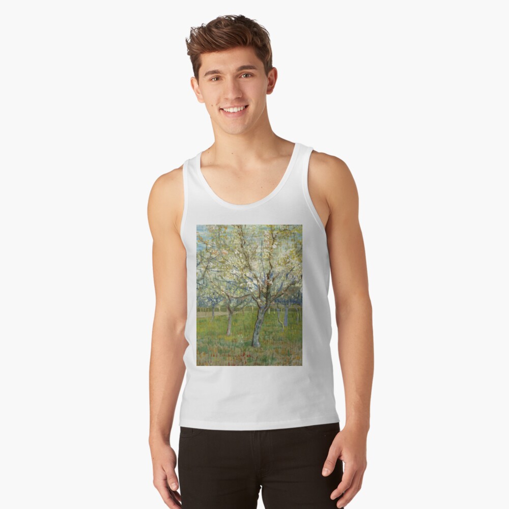 Discover Van Gogh "Orchard with Blossoming Apricot Trees" 1888 Tank Top