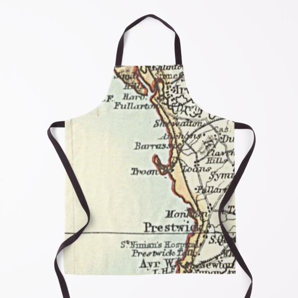 Item preview, TROON & surrounding area map 1899 designed and sold by yourscotland.