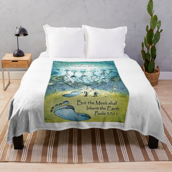 Item preview, But the Meek shall Inherit the Earth designed and sold by Pictures With A Message.