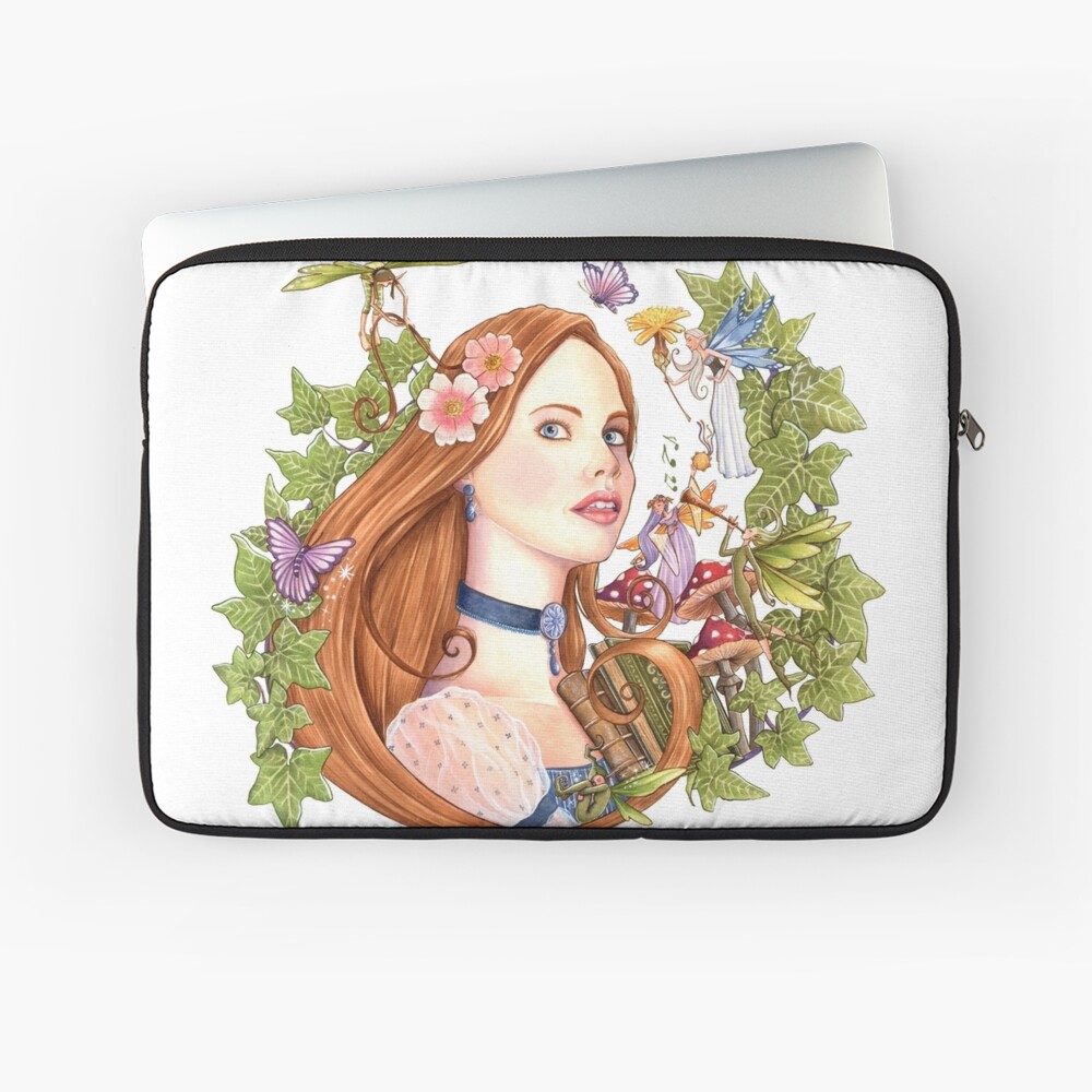 Vista previa del artículo con la obra «Funda para portátil», diseñado y vendido por martasarmiento.