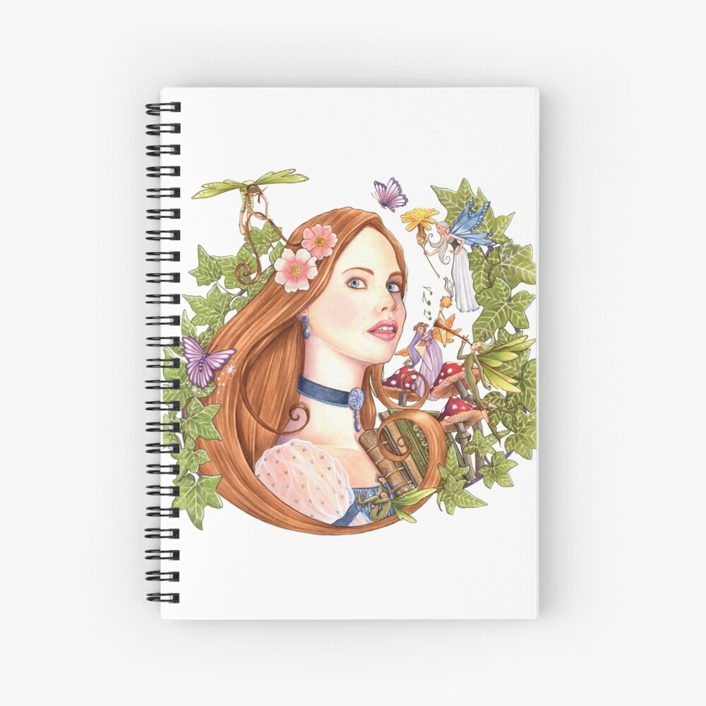 Vista previa del artículo con la obra «Cuaderno de espiral», diseñado y vendido por martasarmiento.